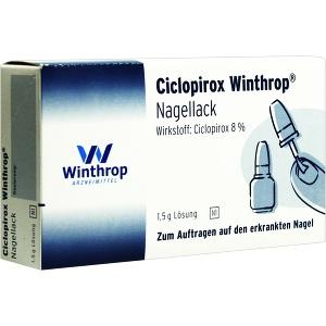 Ciclopirox Winthrop Nagellack, 1.5 G