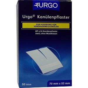 URGO KANUELENPFLASTER 70X53MM STERIL, 50 ST