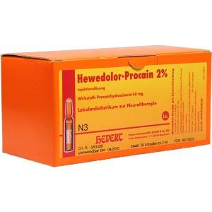 HEWEDOLOR PROCAIN 2%, 50 ST
