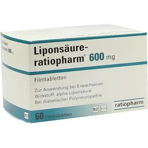 Liponsäure-ratiopharm 600mg, 60 ST