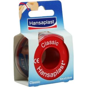 Hansaplast Fixierpflaster Classic 5mx2.5cm, 1 ST