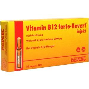 VITAMIN B12 FORTE HEVERT INJEKT, 10x2 ML