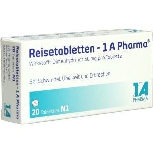 Reisetabletten-1 A Pharma, 20 ST