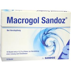 Macrogol Sandoz, 10 ST