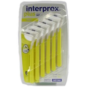 interprox plus mini gelb Interdentalbürste, 6 ST