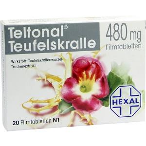 Teltonal Teufelskralle 480mg Filmtabletten, 20 ST
