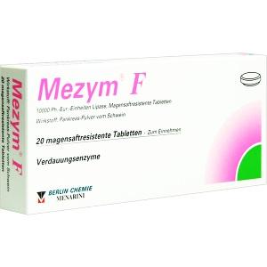 Mezym F Magensaftresistent, 20 ST