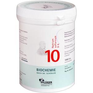 Biochemie Pflüger Nr. 10 Natrium sulfuricum D 6, 1000 ST