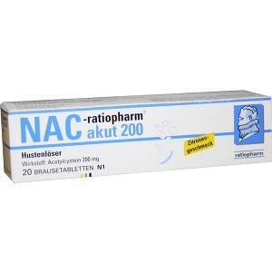 NAC-ratiopharm akut 200mg Hustenlöser, 20 ST