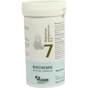 Biochemie Pflüger Nr. 7 Magnesium phosphoricum D 6, 100 G