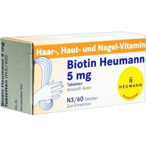 Biotin Heumann 5mg Tabletten, 60 ST
