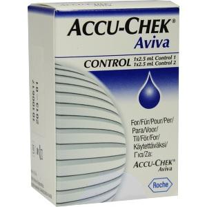 ACCU-CHEK Aviva Kontroll Lösung, 2X2.5 ML