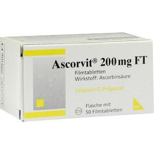 Ascorvit 200mg FT, 50 ST