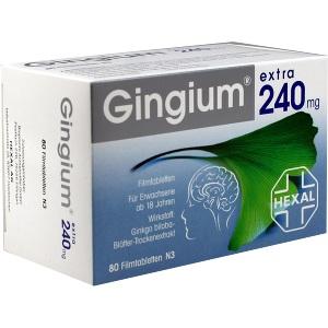 Gingium extra 240mg Filmtabletten, 80 ST
