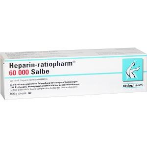 Heparin Ratiopharm 60000 Salbe, 100 G