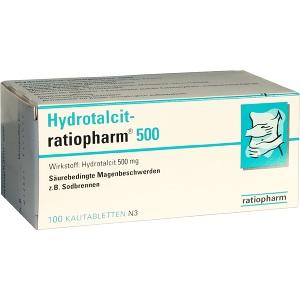 Hydrotalcit-ratiopharm 500mg Kautabletten, 100 ST