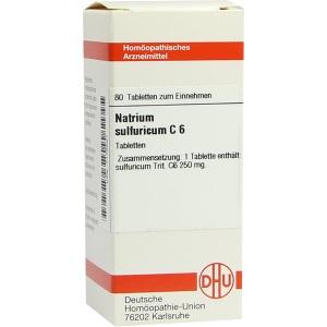 NATRIUM SULFURICUM C 6, 80 ST