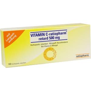 Vitamin C-ratiopharm retard 500 mg, 100 ST