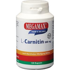 L-Carnitin 500mg MEGAMAX, 120 ST