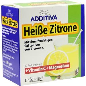 Additiva Heisse Zitrone Vitamin C+Magnesium, 100 G