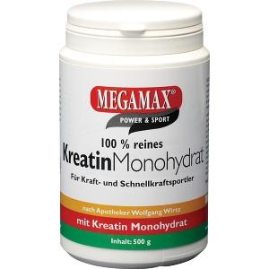 Kreatin Monohydrat 100% MEGAMAX, 500 G