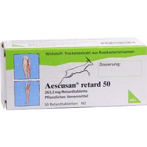 Aescusan retard 50, 50 ST