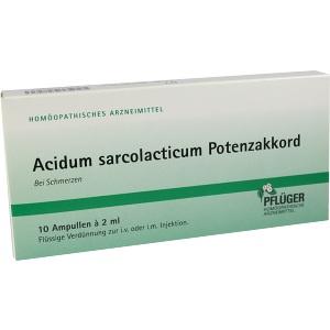 Acidum Sarcolactic Potenzakkord, 10x2 ML