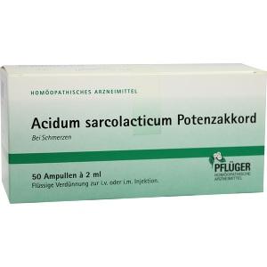 Acidum Sarcolactic Potenzakkord, 50x2 ML