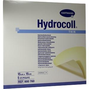 HYDROCOLL THIN 15X15CM 900686/2, 5 ST