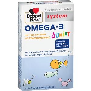 Doppelherz Omega-3 Junior Gel-Tabs system, 60 ST