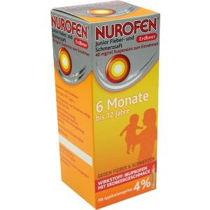 Nurofen Junior Fieber-+Schmerzsaft Erdbeer 40mg/ml, 100 ML