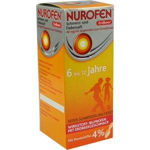 Nurofen Schmerz-+ Fiebersaft Erdbeer 40mg/ml, 150 ML