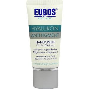 EUBOS Hyaluron Anti-Pigment Handcreme LSF 15, 50 ML