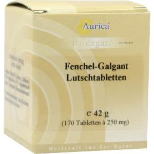 Fenchel-Galgant-Lutschtabletten Aurica, 170 ST