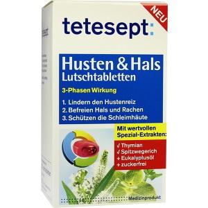 tetesept Husten + Hals Lutschtabletten, 30 ST