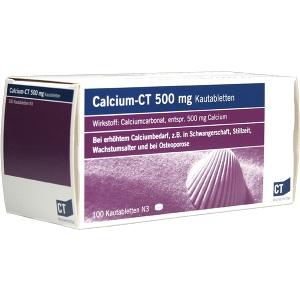 Calcium - CT 500mg Kautabletten, 100 ST