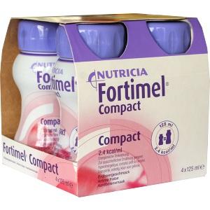 Fortimel Compact Erdbeergeschmack, 4X125 ML
