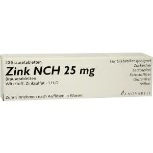 Zink NCH 25mg, 20 ST