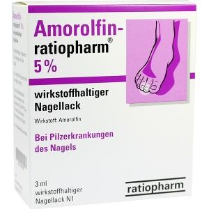 Amorolfin-ratiopharm 5% wirkstoffh. Nagellack, 3 ML