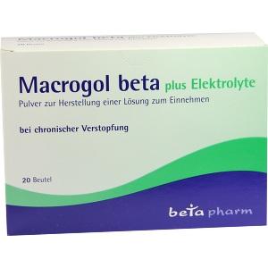Macrogol beta plus Elektrolyte Pulver, 20 ST