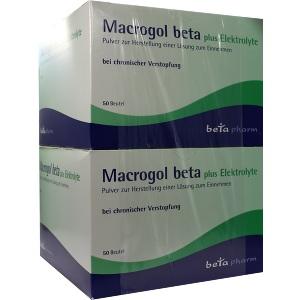 Macrogol beta plus Elektrolyte Pulver, 100 ST