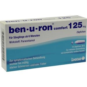 Ben-u-ron comfort 125mg Zäpfchen, 10 ST