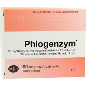 Phlogenzym Filmtabletten, 100 ST