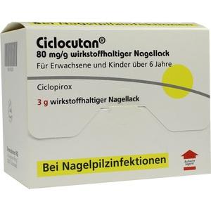 Ciclocutan 80mg/g wirkstoffhaltiger Nagellack, 3 G